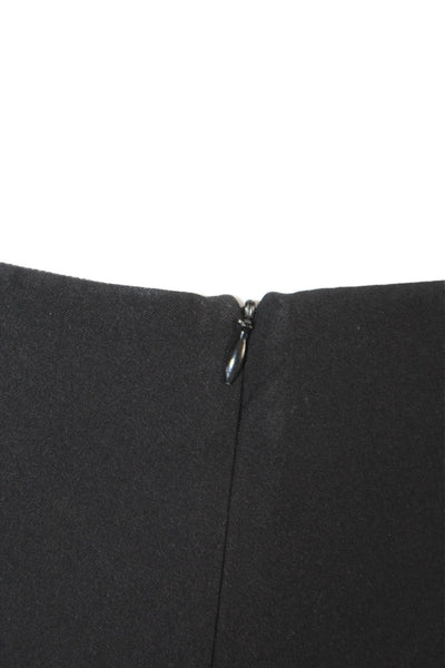 Rag & Bone Womens Ankle Dress Pants Black Polyester Blend Zip Inseam 26 Size 6
