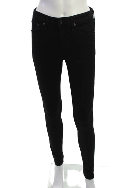 Rag & Bone Womens Black Skinny Jeggings Size 28