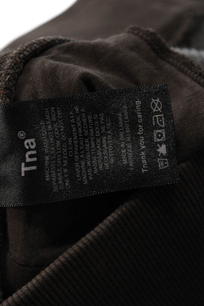 TNA Womens Brown Jogger Sweatpants Size XS
