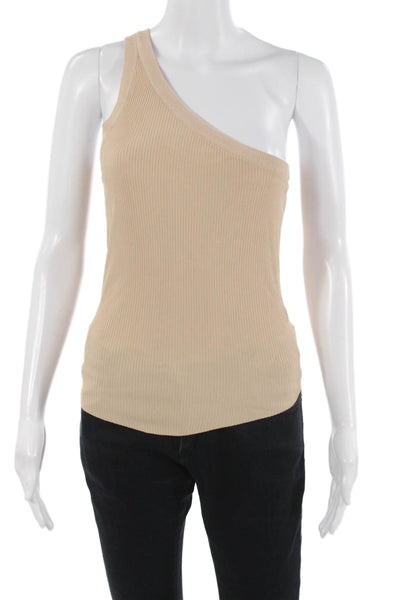 Zara Womens Basic Sleeveless Tank Beige Size L