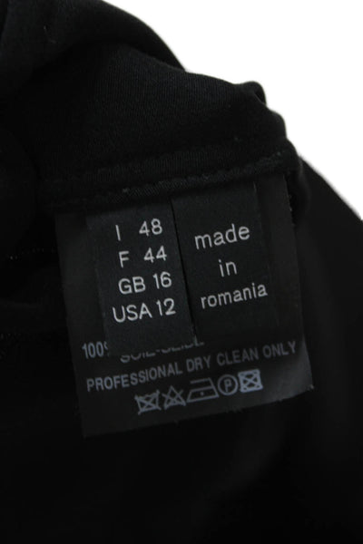 Derek Lam Women Black Silk Sleeveless Blouse Size S