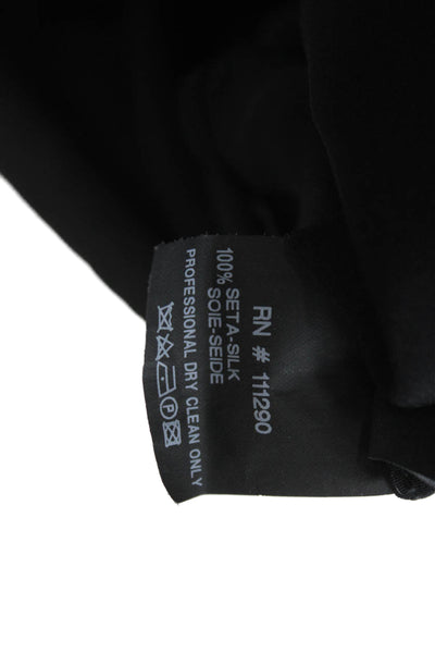 Derek Lam Women Black Silk Sleeveless Blouse Size S