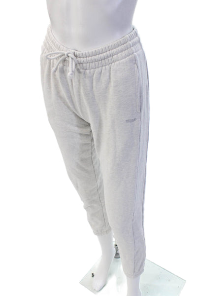TNA Womens Jogger Sweatpants Gray Drawstring Cotton Blend Size 2XS