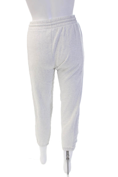 TNA Womens Jogger Sweatpants Gray Drawstring Cotton Blend Size 2XS