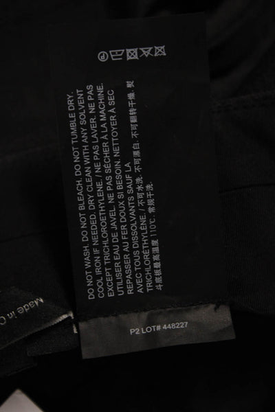 Theory Mens Dress Pants Black Wool Stretch Hook & Eye Size 28