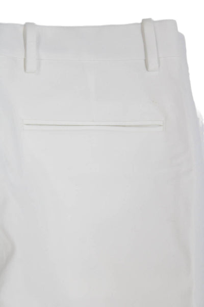 Theory Mens White Dress Pants Cotton Nylon Elastane Size 28