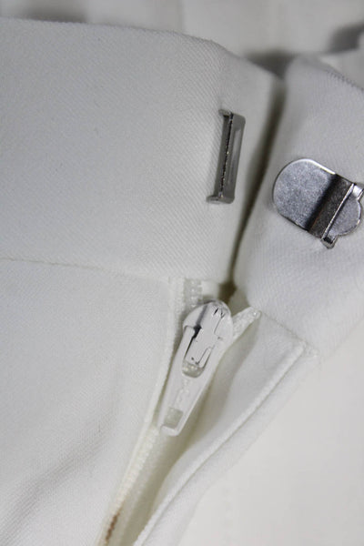Theory Mens White Dress Pants Cotton Nylon Elastane Size 28
