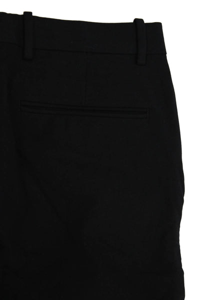 Theory Mens Dress Pants Black Cotton Blend Hook And Eye 29in Inseam Size 28