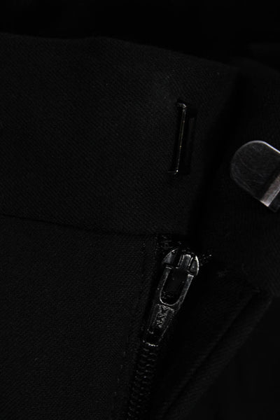 Theory Mens Dress Pants Black Cotton Blend Hook And Eye 29in Inseam Size 28