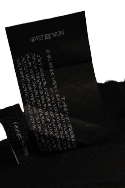 Theory Mens Dress Pants Black Cotton Blend Hook And Eye 29in Inseam Size 28