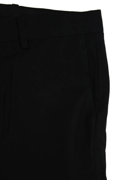 Theory Mens Dress Pants Black Wool Hook Eye Size 28