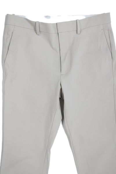 Theory Mens Chino Pants Beige Size 28