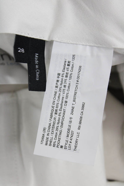 Theory Mens Chino Pants Beige Size 28
