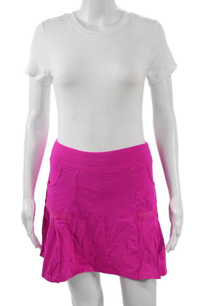Athleta Women Pink Skort 87% Supplex Nylon 13% Lycra Spandex Size XS