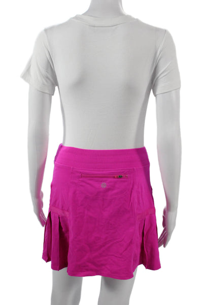 Athleta Women Pink Skort 87% Supplex Nylon 13% Lycra Spandex Size XS