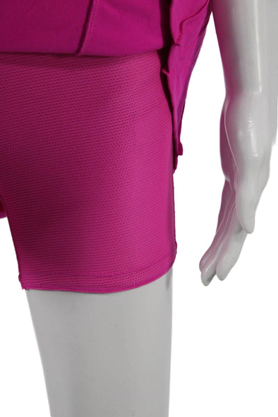 Athleta Women Pink Skort 87% Supplex Nylon 13% Lycra Spandex Size XS
