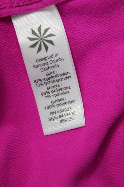 Athleta Women Pink Skort 87% Supplex Nylon 13% Lycra Spandex Size XS
