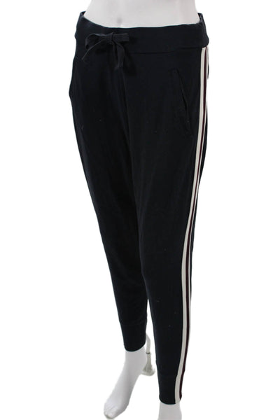 Athleta Womens Black Striped Jogger Sweatpants Size XS