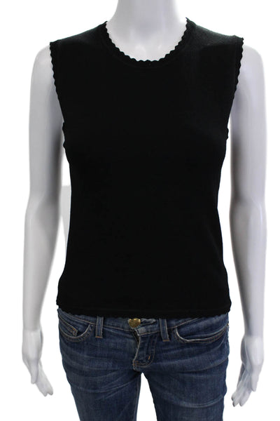 Autumn Cashmere Women Black Basic Tank Size M