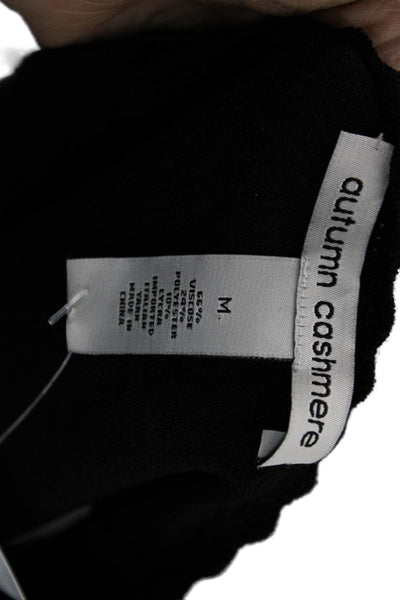 Autumn Cashmere Women Black Basic Tank Size M