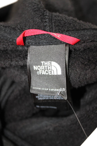 The North Face Womens Henley Black High Neck Button Long Sleeve Size S