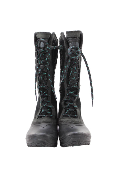 The North Face® Womens ThermoBall Waterproof Lace-Up Boots Black Size 7.5