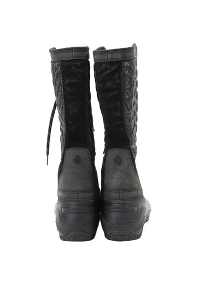The North Face® Womens ThermoBall Waterproof Lace-Up Boots Black Size 7.5