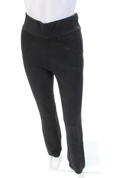 Frame Womens Black Striped Sweatpants 90s Cotton Blend Size XS