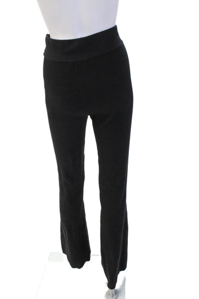 Frame Womens Black Striped Sweatpants 90s Cotton Blend Size XS