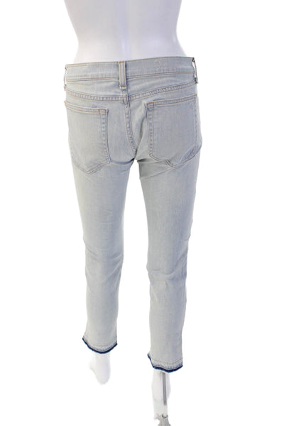 Rag & Bone Womens Ankle Skinny Light Blue Jeans Size 25