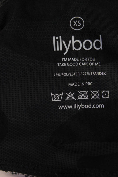 Lilybod Women Ankle Jeggings Black Camo Size XS