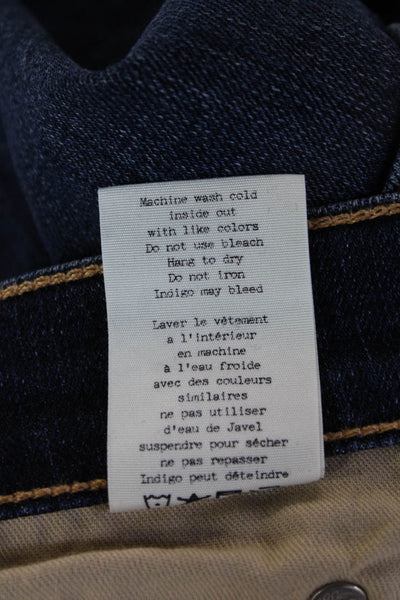Rag & Bone Jean Womens Ankle Skinny Dark Wash Blue Jeans Size 25