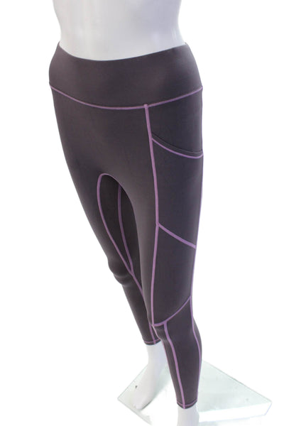 All Access Women Ankle Leggings Dark Gray Nylon Spandex Size XS