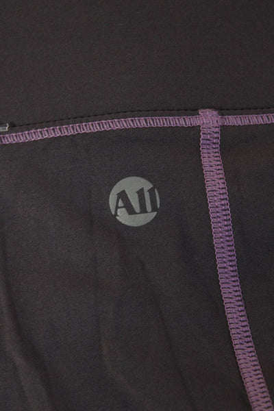 All Access Women Ankle Leggings Dark Gray Nylon Spandex Size XS