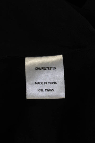 Lovers + Friends Womens Sleeveless Black Top Zip Solid Classic Size S