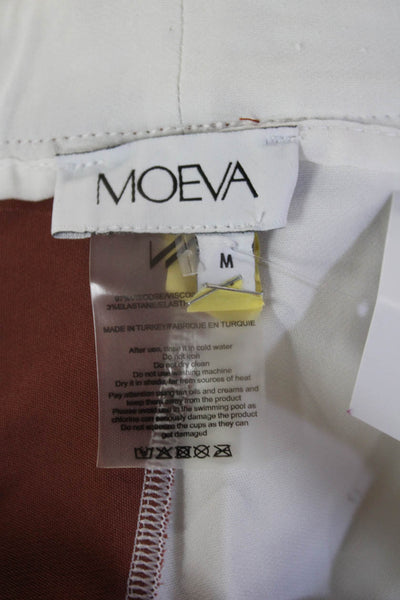 Moeva Womens White Mini Pencil Skort 97% Viscose 3% Elastane Size M