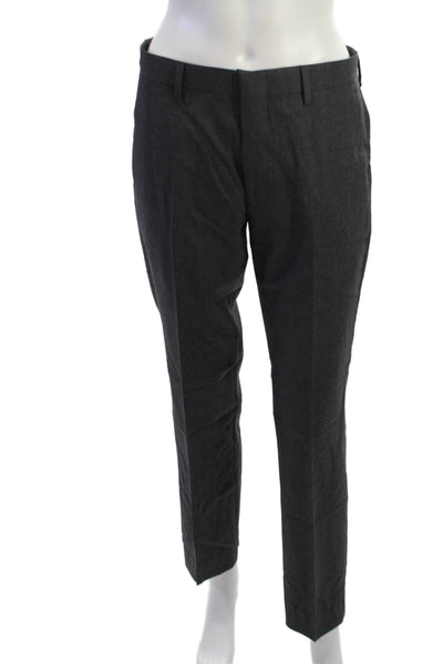 J Crew Mens Dark Gray Wool Dress Pants Button Solid Fall Size 29