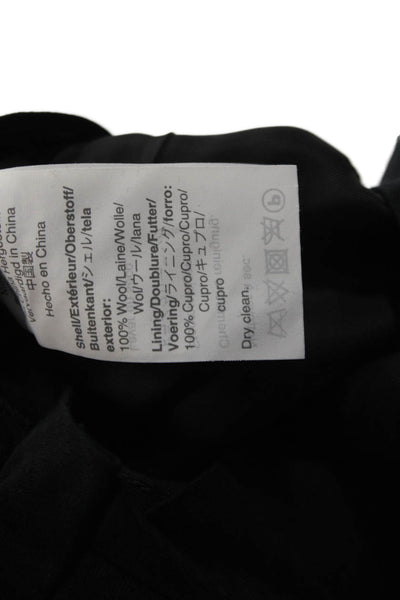 J Crew Mens Dark Gray Wool Dress Pants Button Solid Fall Size 29