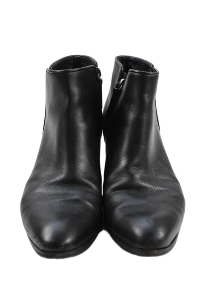 Giuseppe Zanotti Design Womens Leather Zip Up Ankle Boots Black SIE 41.5 11.5