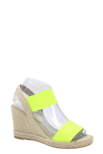 Casteller Women's Open Toe Ankle Strap Espadrille Sandals Green Size 37
