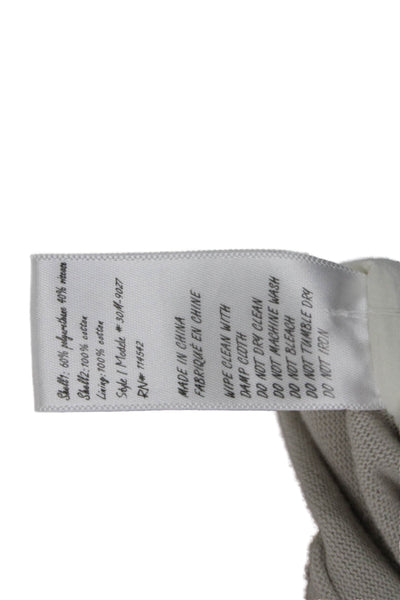 BLANKNYC Womens Beige Zip Jacket Long Sleeve Solid Polyester Viscose Size M