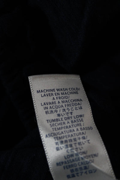 Rebecca Minkoff Women Shift Dress Dark Blue Cotton Size XS