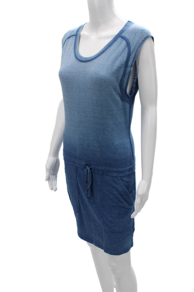 Nation LTD Womens Tank T-Shirt Dress Blue Sleeveless Short Size XS