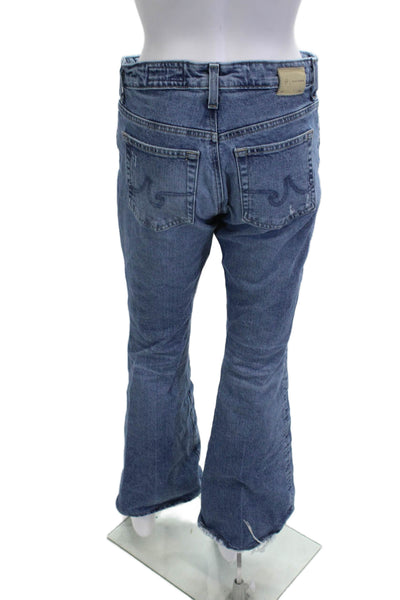 AG Adriano Goldschmied Womens Bootcut Flared Blue Jeans Mid Rise Size 27