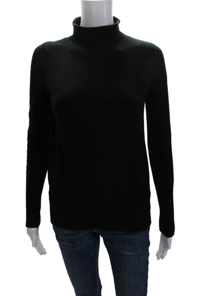 French Connection Women Turtleneck Pullover Black Long Sleeve Size XS
