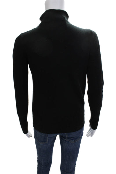 French Connection Women Turtleneck Pullover Black Long Sleeve Size XS