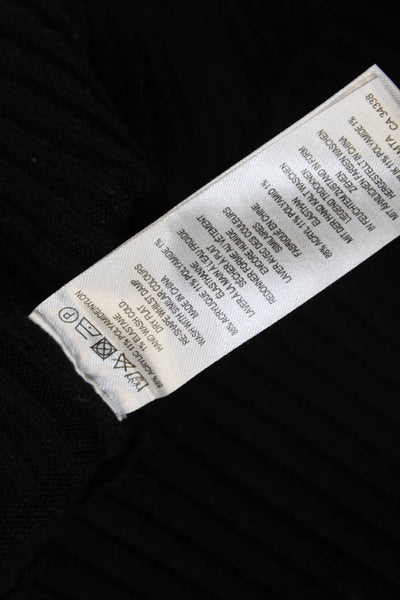 French Connection Women Turtleneck Pullover Black Long Sleeve Size XS