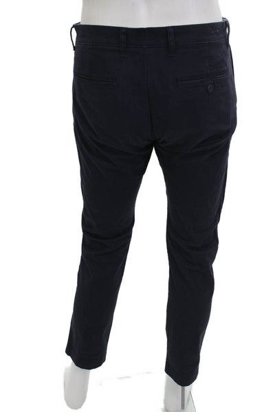 J Crew Mens Cropped Chino Pants Dark Blue Size 31