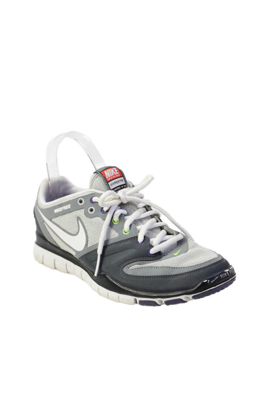 Nike Women's Lace Up Rubber Sole Trainer Sneakers Black Size 7.5