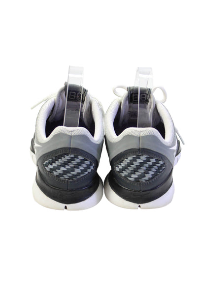 Nike Women's Lace Up Rubber Sole Trainer Sneakers Black Size 7.5